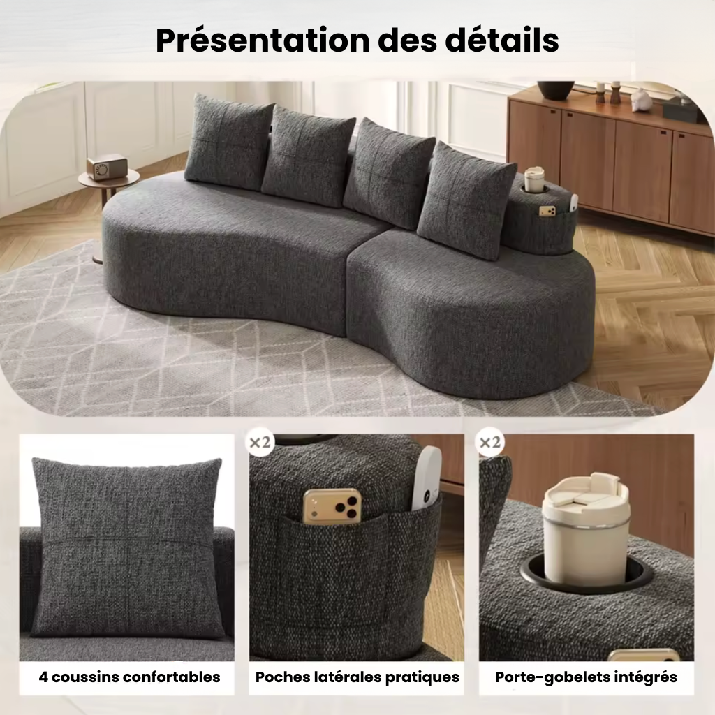 Canapé d'angle design