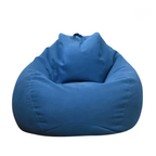Pouf salon bleu
