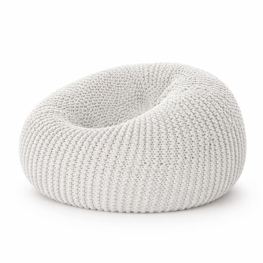 Pouf salon design rond