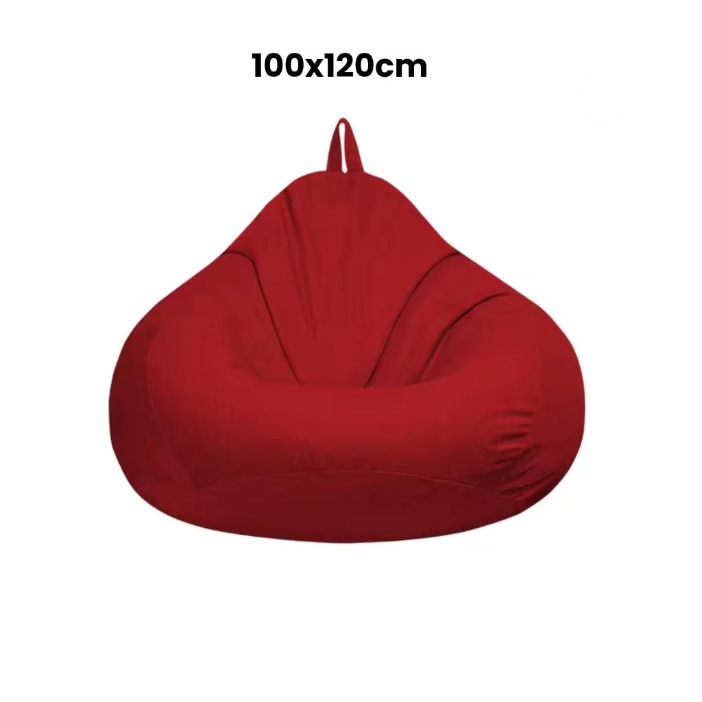 Pouf salon bordeaux