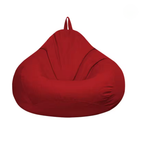 Pouf salon bordeaux