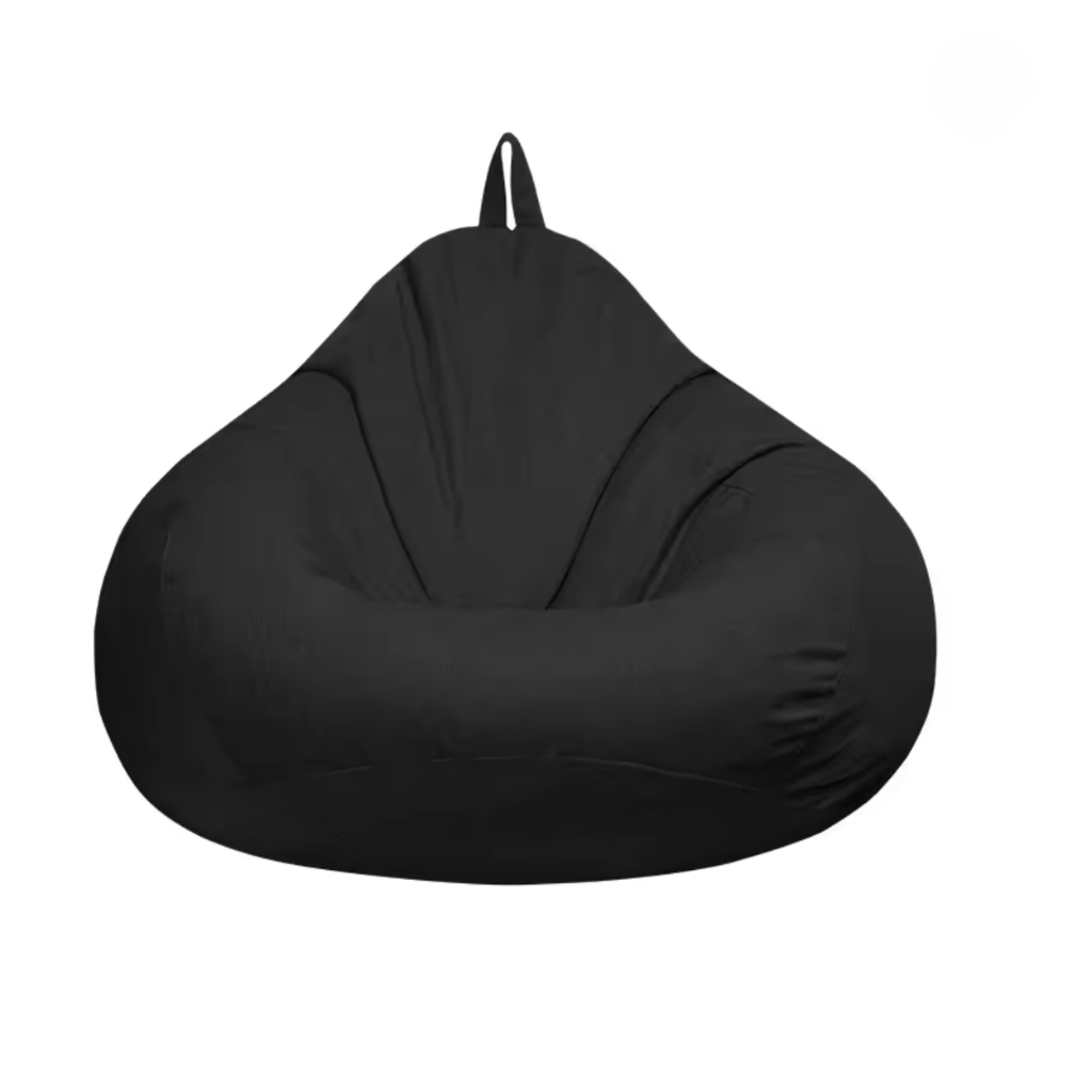 Pouf salon noir
