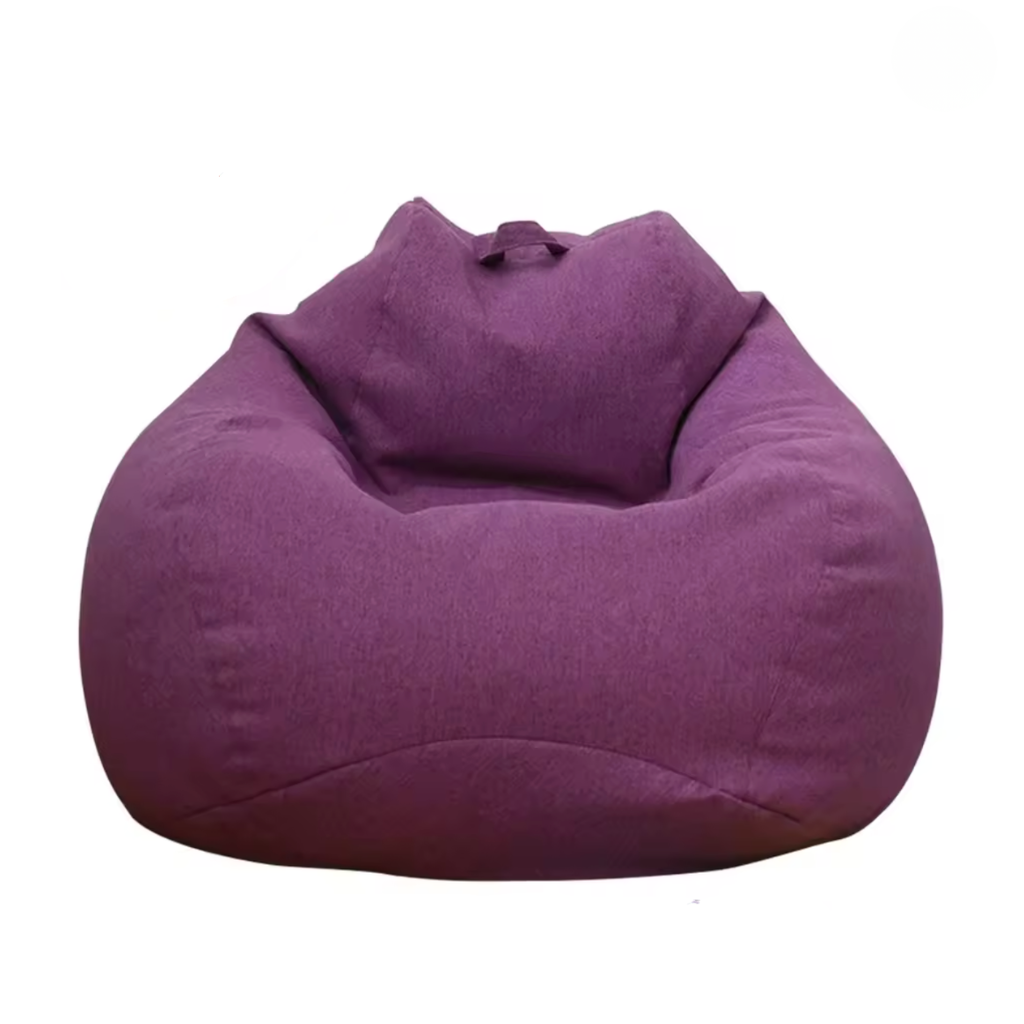 Pouf salon violet