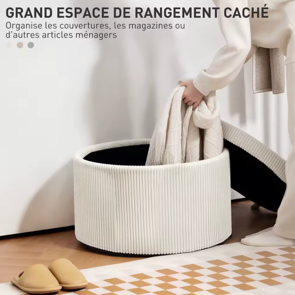 Repose pieds coffre