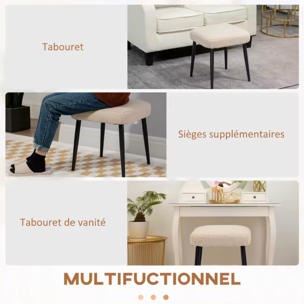 Repose pieds tabouret