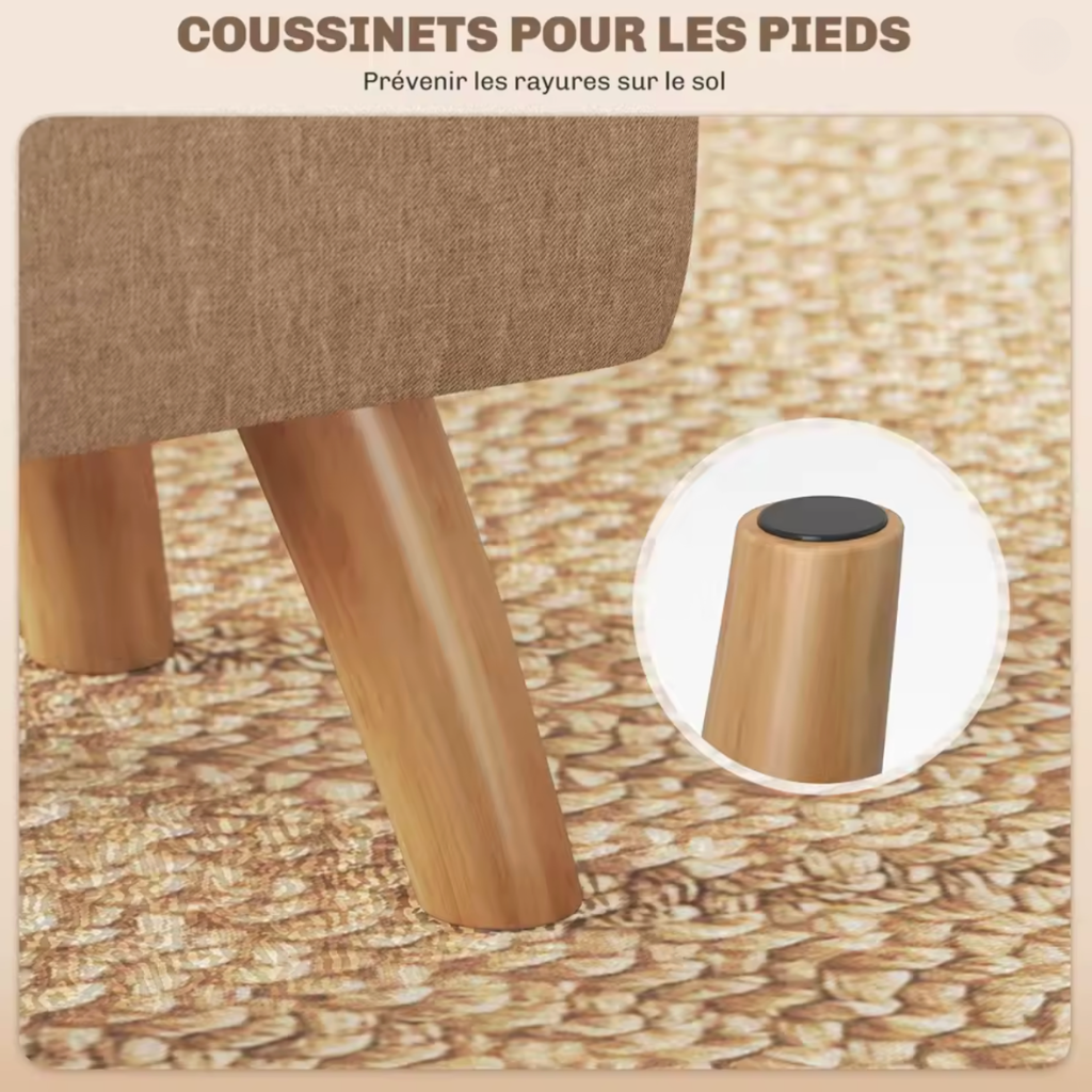 Repose pieds bois