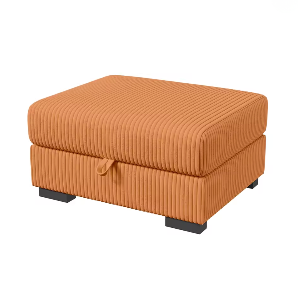 Repose pieds coffre rectangulaire